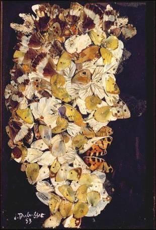 « Cheveux de Sylvain » est une toile de Jean Dubuffet, un collage judicieux d'ailes de papillon. Quel nom a-t-il donné à un style d'art dont il est le premier théoricien ?