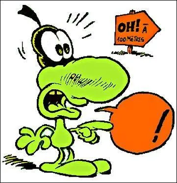 Notre ami le Concombre masqu&eacute;, cher &agrave; Mandryka, avant de tomber dans le panneau qu'il vient de lire, d&eacute;clare, p&eacute;remptoire dans son &eacute;tonnement : "--------------- " (compl&eacute;tez)