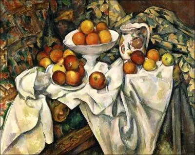 Qui a peint cette « Nature morte avec des pommes et oranges » ?