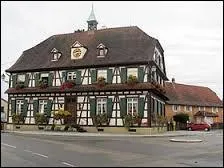 Ville de l'arrondissement d'Haguenau-Wissembourg, Gambsheim se situe en région ...
