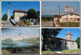 Voici différentes vues de Rignieux-le-Franc. Commune de l'arrondissement de Bourg-en-Bresse, elle se situe dans le département ...
