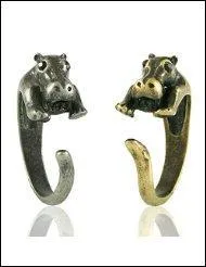 Lequel de ces animaux est représenté sur ces bagues ?