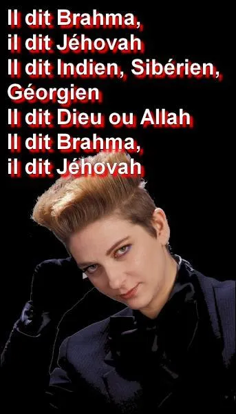 Quel prénom se trouve dans cette chanson ?