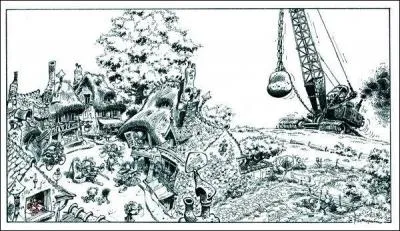 "Pendant ce temps, à Landerneau" sera une rubrique de la revue, animée entre autres par un auteur belge au trait facilement reconnaissable ; lequel ?