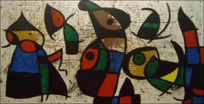 Qui a peint "Personnages-oiseaux" ?