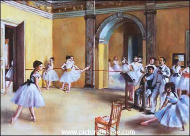 Qui a peint "Foyer de la danse à l'opéra rue Pelletier" ?