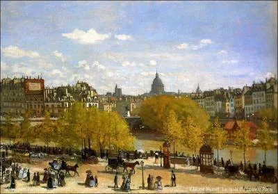Qui a peint "Quai du Louvre à Paris" ?