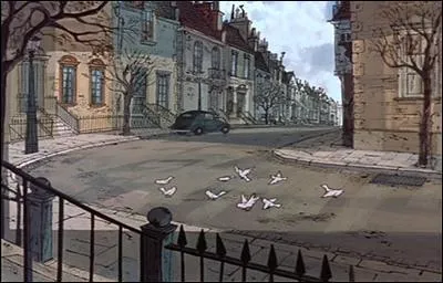 Dans quel dessin anim peut-on voir cette rue ?
