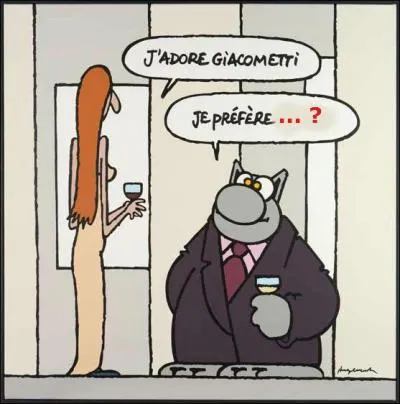 Quel peintre Le Chat préfère-t-il, sachant qu'il préfère les modèles de sa taille ?