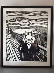 Quel est l'auteur du vrai tableau parodié ici ?