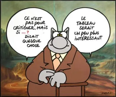 De quel tableau de Léonard de Vinci Le Chat parle-t-il ?