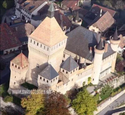 Ce château surplombe le lac Léman en Suisse. Quel est le nom de ce château ?