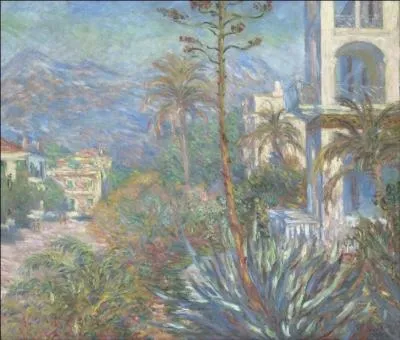 Qui a peint "Villas à Bordighera" ?