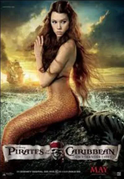 De quelle couleur sont les cheveux de la sirène ?