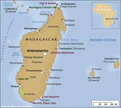 Madagascar est le cinquième pays le plus vulnérable au changement climatique. Quel phénomène survenu le 26 Février 2015, a fait 25 morts et 
41 000 sinistrés ?