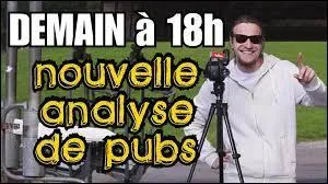 Quel est le prénom de M.Connard, avec qui il produit "Les analyses de pubs" ?