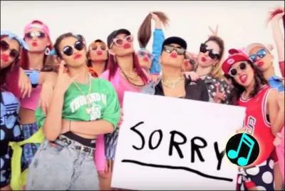 Qui chante "Sorry" ?