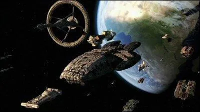 Que font-ils des vaisseaux quand ils arrivent sur la nouvelle Terre (notre Terre) ?