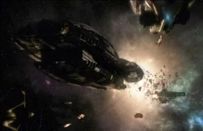 Comment appelle-t-on le bond qui leur permet d'échapper aux Cylons ?