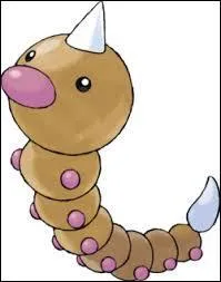 On dirait que ce Pokémon ressemble à un ver.