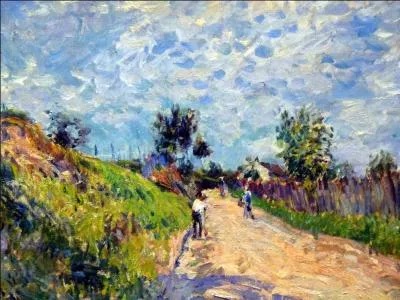 Qui a peint "Chemin montant" ?