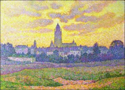 Qui a peint "La tour de Batz au coucher du soleil" ?