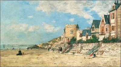 Qui a peint "La tour Malakoff et le rivage &agrave; Trouville" ?