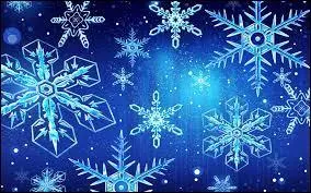 Sur l'image combien, vois-tu de flocons de neige ?