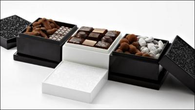 Voici des chocolats créés par le grand confiseur Lenôtre :