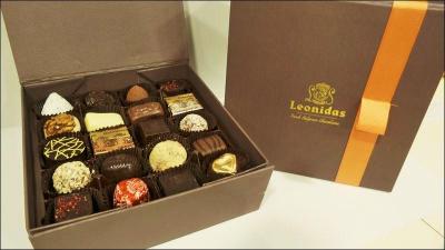 Voici mes chocolats préférés : Les Léonidas, de marque :