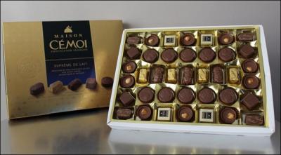 Où l'entreprise des chocolats Cémoi a-t-elle été créée en 1920 ?