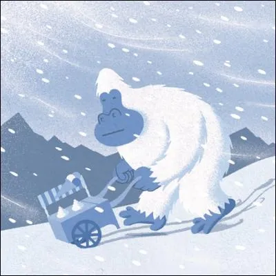 Le "yéti" est aussi appelé l'abominable homme des neiges.