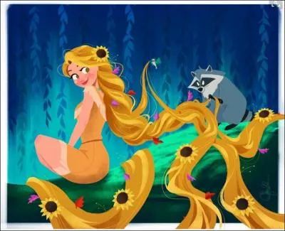 Je suis Raiponce, mais dans quel film suis-je sur la photo ?