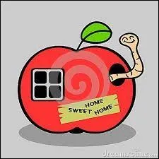 A votre domicile, où pouvez-vous trouver un objet appelé "pomme" ?