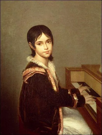 Quel peintre portugais a fait un portrait de sa fille qui joue au piano ?
