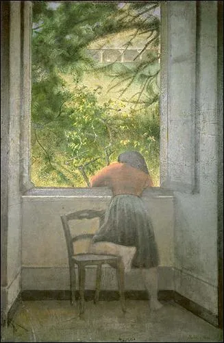 Qui a peint "Fille &agrave; la fen&ecirc;tre" ?