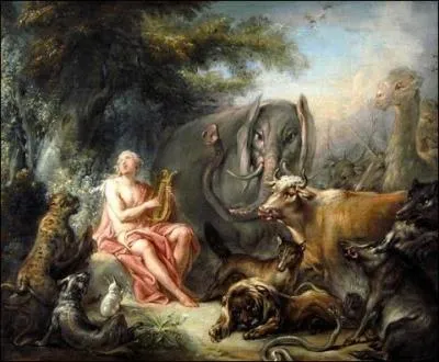 Qui a peint "Orphée charmant les animaux" ?