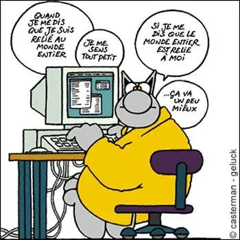 Quelle est la date de la première publication de sa bande dessinée nommée "Le Chat" ?