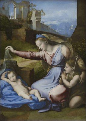 Qui a peint "La Vierge au diadème bleu" ?