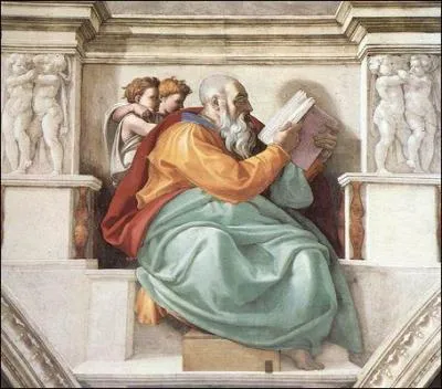 Qui a peint "Le prophète Zacharie" ?