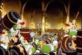 Dans l'une des aventures d'Astérix, un tonneau de potion magique a été caché dans la cave d'une auberge, parmi des tonneaux de vin, afin qu'il ne tombe pas entre des mains ennemies. Cela se passe dans l'album :
