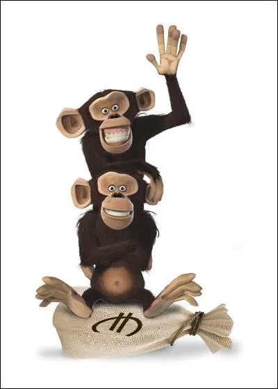 Lequel de ces deux chimpanzés est muet ?