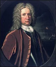 Voici l'amiral anglais qui coula le bateau. Il a une sale gueule, vous ne trouvez pas ?
Le trésor lui échappa mais il réussit tout de même à mettre la patte sur...