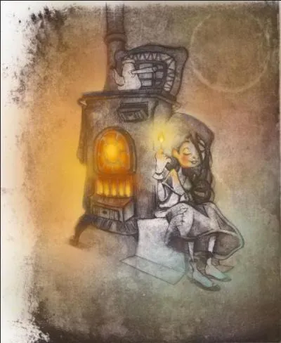 Dans la flamme de cette allumette que voit-elle en rêve ?