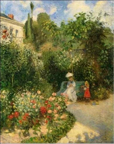 Qui a peint "Le jardin à Pontoise" ?