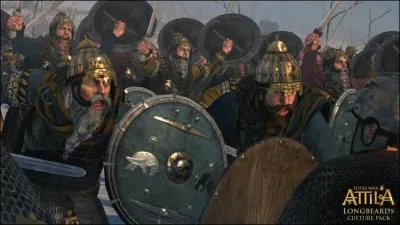 Quelle est l'origine de la tradition des guerriers lombards portant une longue barbe ?