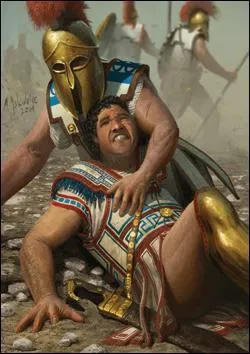 Mercenaire grec de l'île de Rhodes, il a combattu pour la Perse contre Philippe, puis Alexandre lui-même, avec un certain succès : qui est-il ?