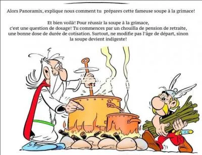 Quant à celui-ci : C'est dans les vieux pots ...