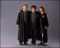 Que découvrent Harry, Ron, Hermione et Neville dans le couloir interdit après avoir été piégés par Malefoy ?