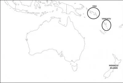 Une unique carte en Océanie. Trouverez-vous l'erreur ?